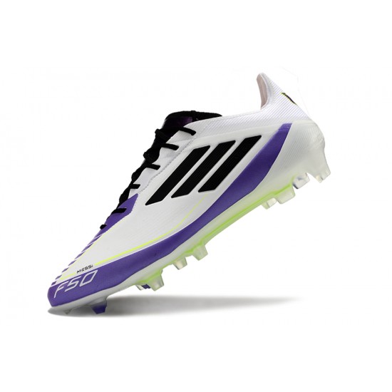 Kopačky Adidas F50 ELITE FG Černá Bílý 