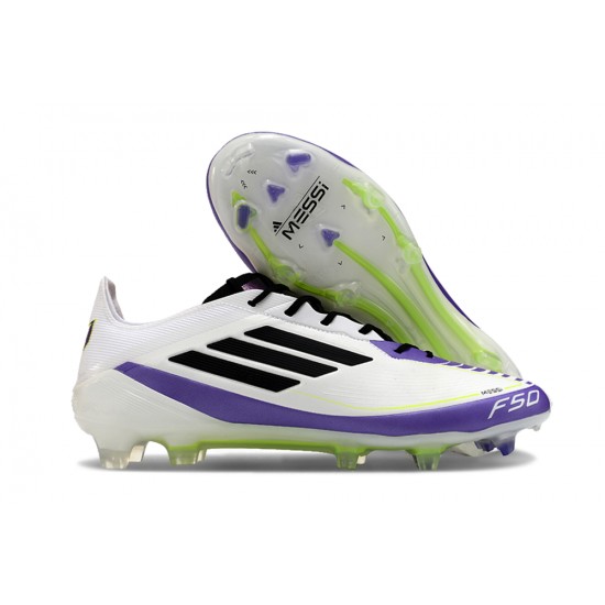 Kopačky Adidas F50 ELITE FG Černá Bílý 