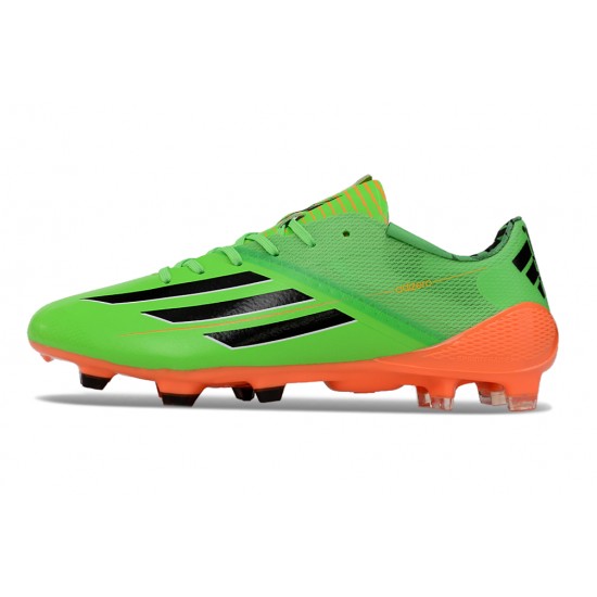 Kopačky Adidas F50 ELITE FG Zelená Oranžovýý 