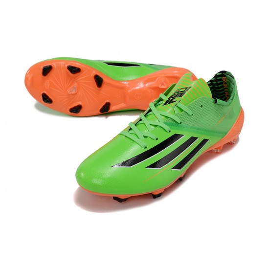 Kopačky Adidas F50 ELITE FG Zelená Oranžovýý 