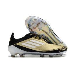 Kopačky Adidas F50 ELITE FG Pánské Zlato Černá 