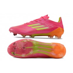 Kopačky Adidas F50 ELITE FG Růžový a Oranžovýý Pánské 