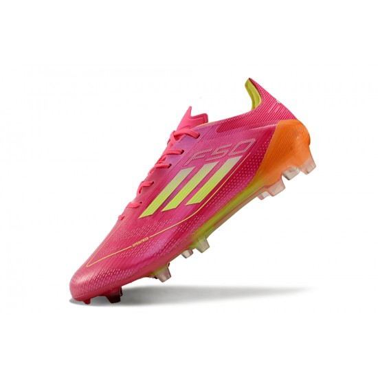 Kopačky Adidas F50 ELITE FG Růžový a Oranžovýý Pánské 