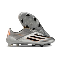 Kopačky Adidas F50 ELITE FG Stříbrný a Černá 