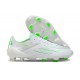 Kopačky Adidas F50 ELITE FG Bílý Zelená Low cut 