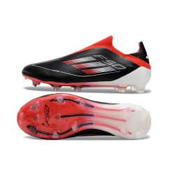 Kopačky Adidas F50 Elite Laceless FG Černá a Červené Low cut 