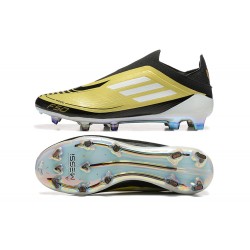 Kopačky Adidas F50 Elite Laceless FG Zlato Černá 