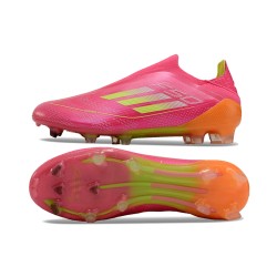 Kopačky Adidas F50 Elite Laceless FG Růžový Oranžovýý 