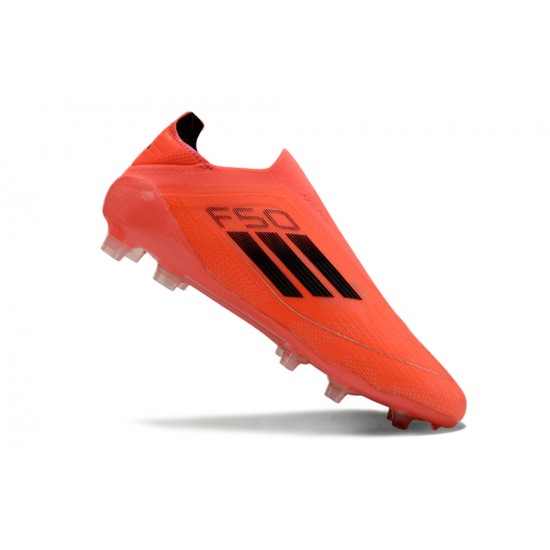 Kopačky Adidas F50 Elite Laceless FG Shoelace Oranžovýý Pánské 