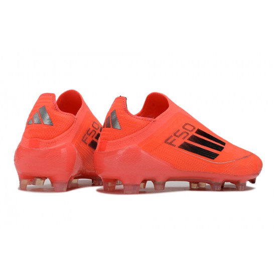 Kopačky Adidas F50 Elite Laceless FG Shoelace Oranžovýý Pánské 