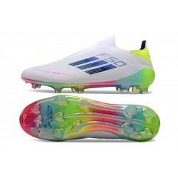 Kopačky Adidas F50 Elite Laceless FG Bílý Low cut 