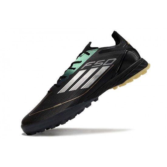 Kopačky Adidas F50 PRO TF Černá Zlato 