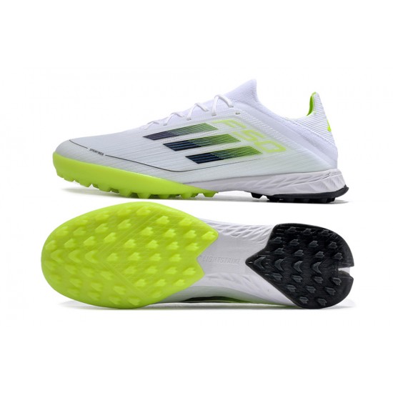 Kopačky Adidas F50 PRO TF Bílý Zelená 