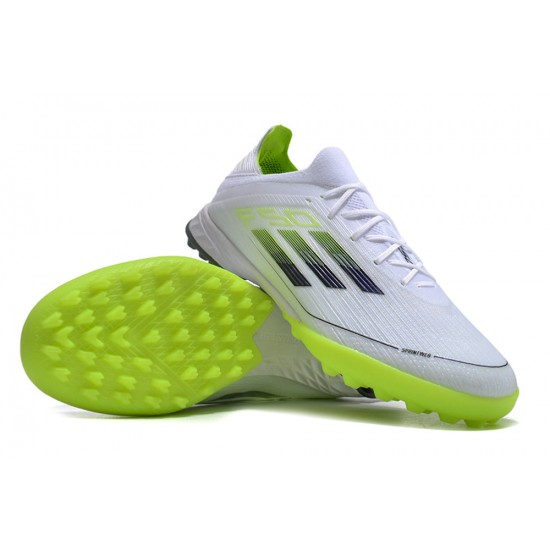 Kopačky Adidas F50 PRO TF Bílý Zelená 