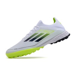 Kopačky Adidas F50 PRO TF Bílý Zelená 