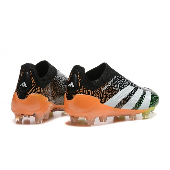 Kopačky Adidas Predator Accuracy FG Černá Oranžovýý Pánské 