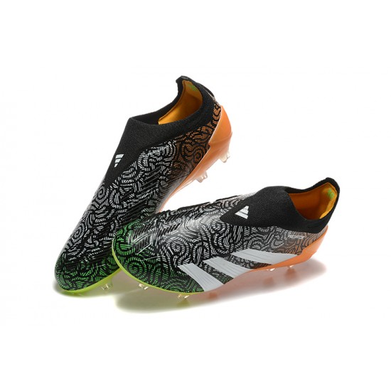 Kopačky Adidas Predator Accuracy FG Černá Oranžovýý Pánské 