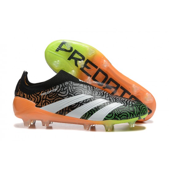 Kopačky Adidas Predator Accuracy FG Černá Oranžovýý Pánské 