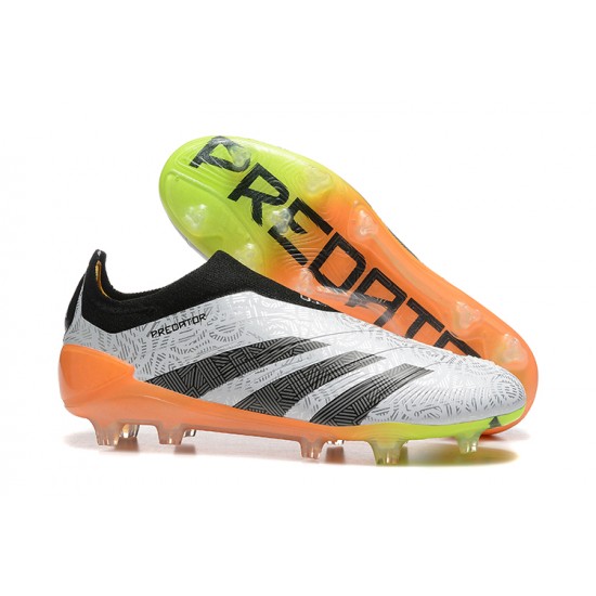 Kopačky Adidas Predator Accuracy FG Šedá Oranžovýý 