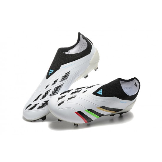 Kopačky Adidas Predator Accuracy FG Bílý Černá 