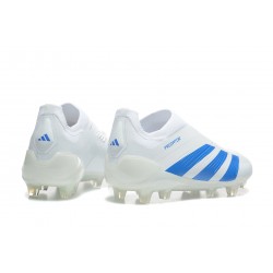 Kopačky Adidas Predator Accuracy FG Bílý a Modrý Pánské 