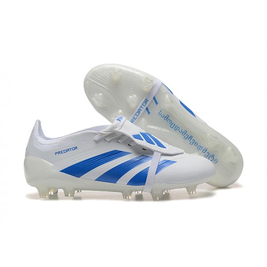 Kopačky Adidas Predator Accuracy FG Bílý a Modrý 