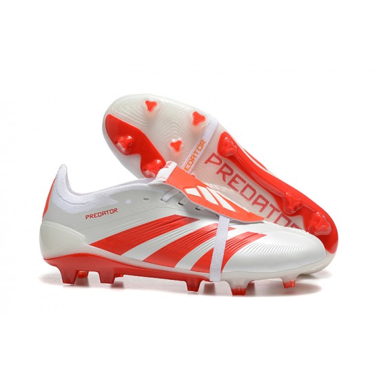 Kopačky Adidas Predator Accuracy FG Bílý a Červené 