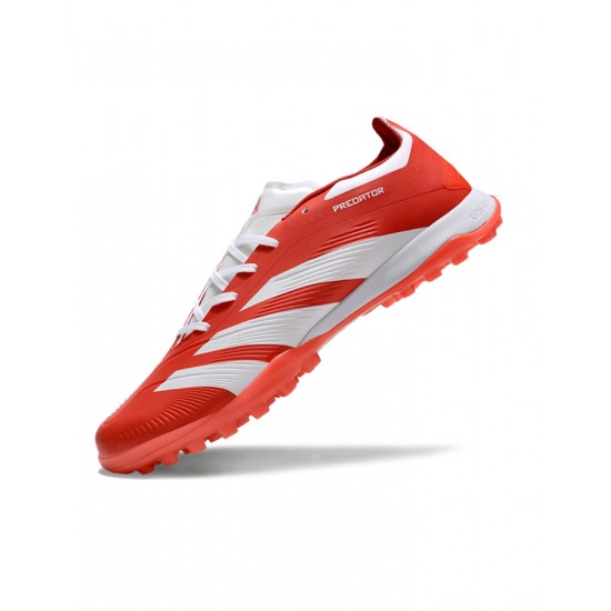 Kopačky Adidas Predator 24 Elite TF Červené a Bílý Pánské 