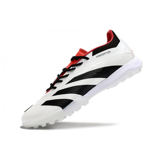 Kopačky Adidas Predator 24 Elite TF Bílý a Černá Pánské 