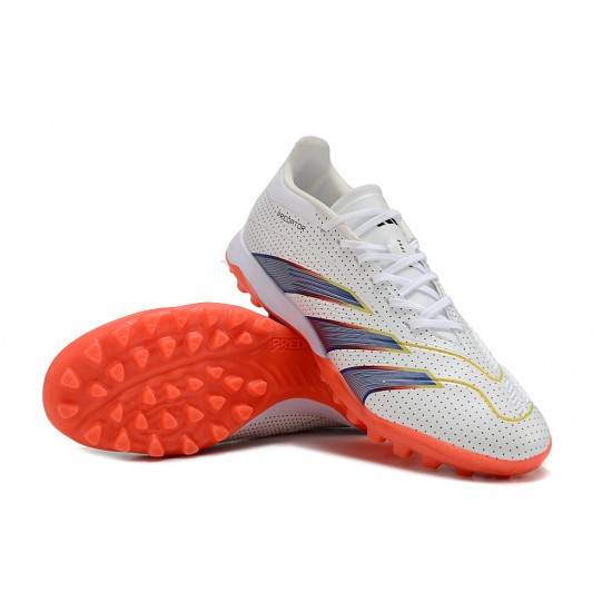 Kopačky Adidas Predator 24 Elite TF Bílý a Oranžovýý Pánské 