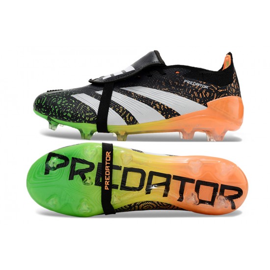 Kopacky Adidas Predator Accuracy FG Boost Černá Zelená Bílý Oranžovýý Pánské/Dámské 