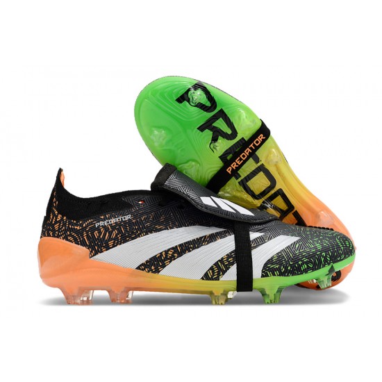 Kopacky Adidas Predator Accuracy FG Boost Černá Zelená Bílý Oranžovýý Pánské/Dámské 