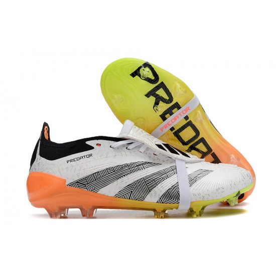 Kopacky Adidas Predator Accuracy FG Boost Černá Bílý Žlutý Pánské/Dámské 