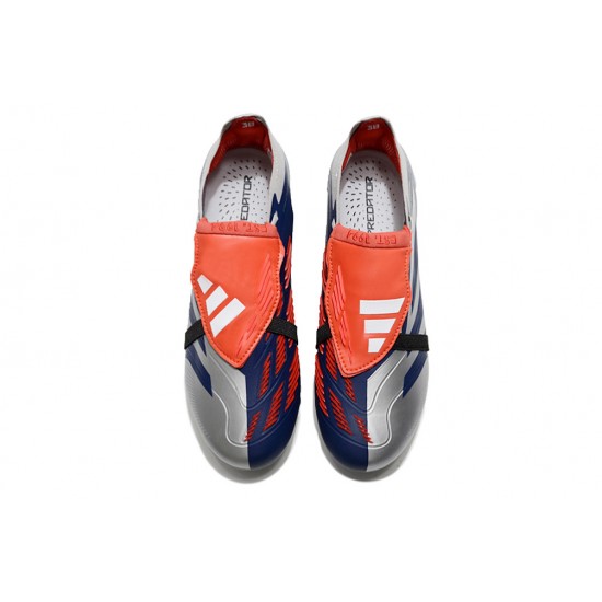 Kopacky Adidas Predator Accuracy FG Boost Deep Blue Šedá Červené Pánské/Dámské 