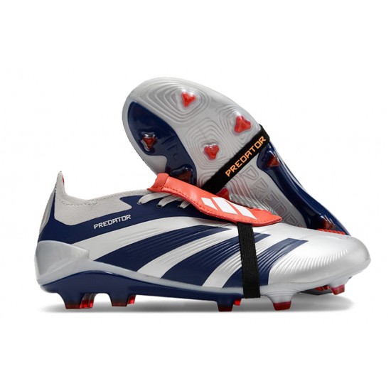 Kopacky Adidas Predator Accuracy FG Boost Deep Blue Šedá Červené Pánské/Dámské 