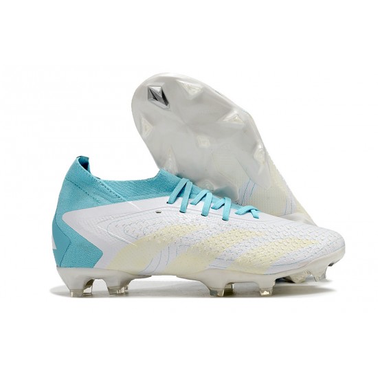 Kopacky Adidas Predator Accuracy FG Boost Bílý Modrý Pánské 