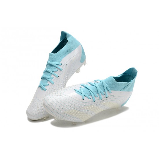 Kopacky Adidas Predator Accuracy FG Boost Bílý Modrý Pánské