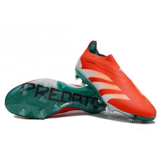 Kopacky Adidas Predator Accuracy FG Low Zelená Oranžovýý Pánské 