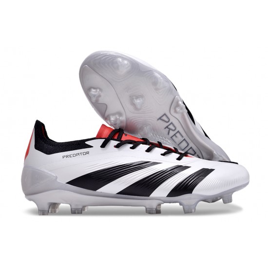 Kopacky Adidas Predator Accuracy FG Černá Bílý Červené Pánské 