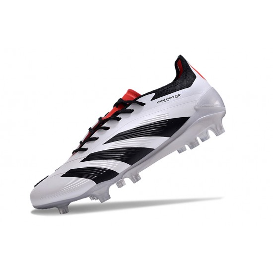 Kopacky Adidas Predator Accuracy FG Černá Bílý Červené Pánské 