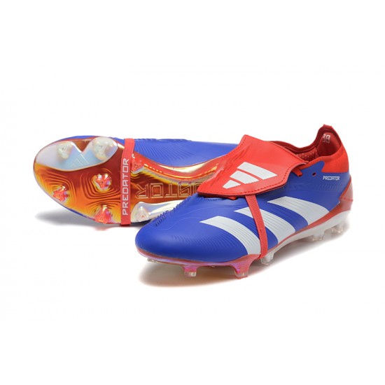 Kopacky Adidas Predator Accuracy FG Blue Červené Bílý Pánské