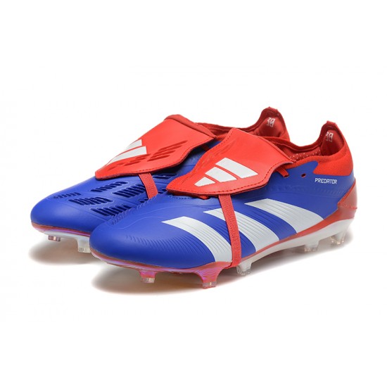 Kopacky Adidas Predator Accuracy FG Blue Červené Bílý Pánské