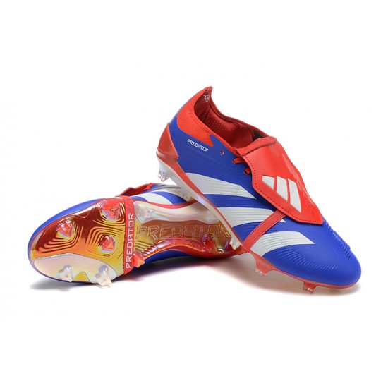 Kopacky Adidas Predator Accuracy FG Blue Červené Bílý Pánské