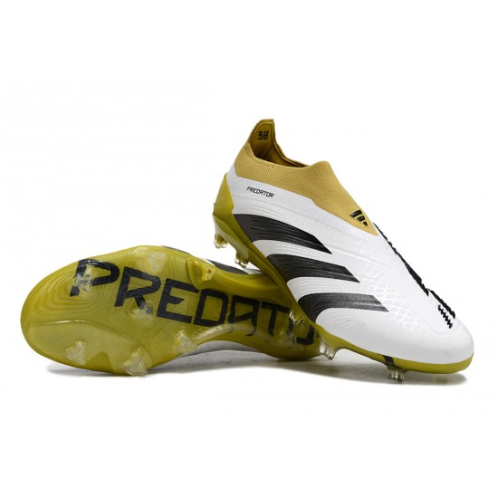 Kopacky Adidas Predator Accuracy FG Olivový Bílý Černá Pánské 