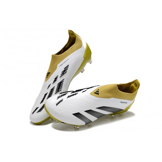 Kopacky Adidas Predator Accuracy FG Olivový Bílý Černá Pánské 