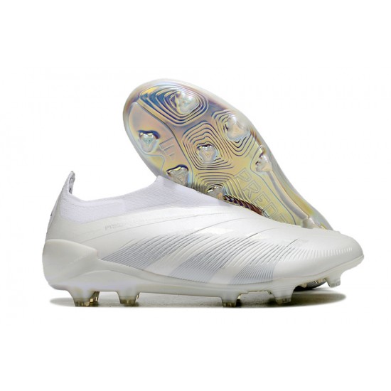 Kopacky Adidas Predator Accuracy FG Bílý Béžový Pánské/Dámské