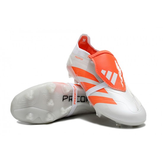 Kopacky Adidas Predator Accuracy FG Bílý Oranžovýý Pánské/Dámské