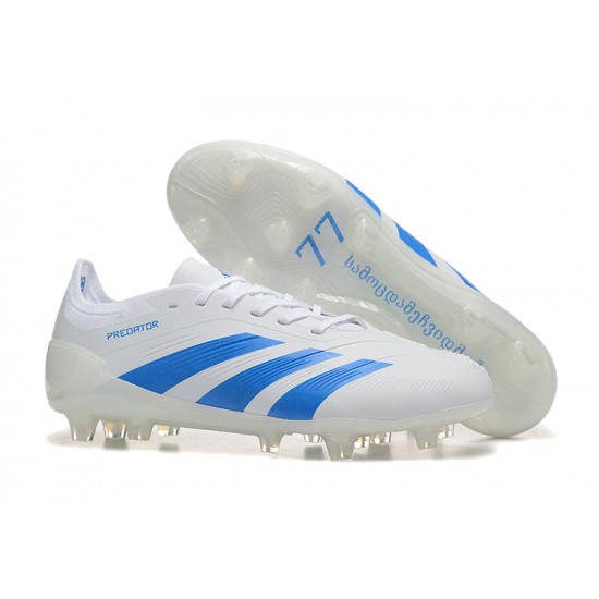 Kopačky Adidas Predator Accuracy FG Bílý Modrý Pánské 