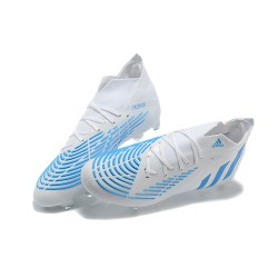 Kopacky Adidas Predator Edge Geometric 1 FG Bílý Modrý High Pánské 