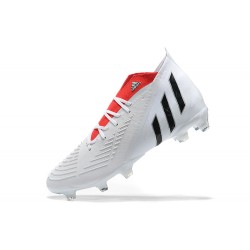 Kopacky Adidas Predator Edge Geometric 1 FG Bílý Červené Černá High Pánské 